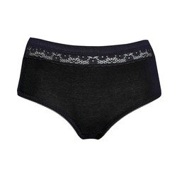 Culotte midi Dentelle Noir Made in France