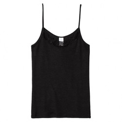 Caraco Laine et soie Noir Made in France LAINE & SOIE