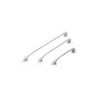 Barres d&#039;appui mtalliques acier poxy blanc