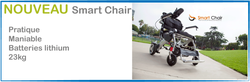 Fauteuil roulant lectrique pliant SMART CHAIR