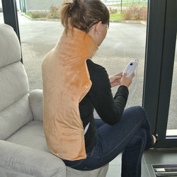Coussin chauffant confort dos et nuque