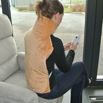 Coussin chauffant confort dos et nuque